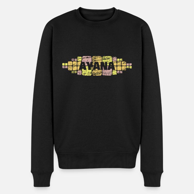 Maman Ayana - Pull Premium bio Homme - noir