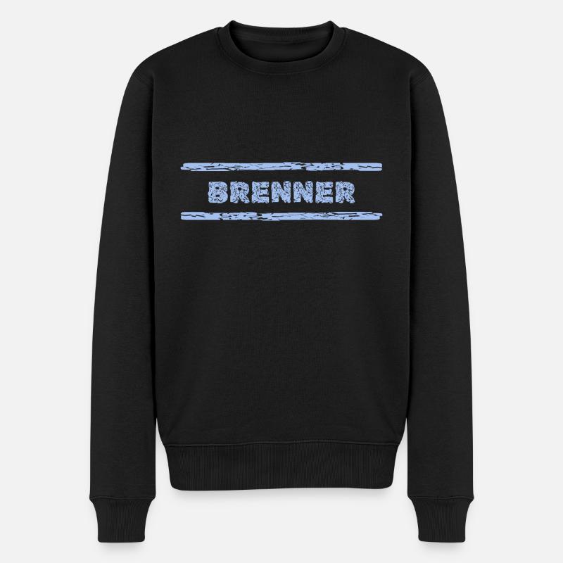 Profession Brenner - Pull Premium bio Homme - noir