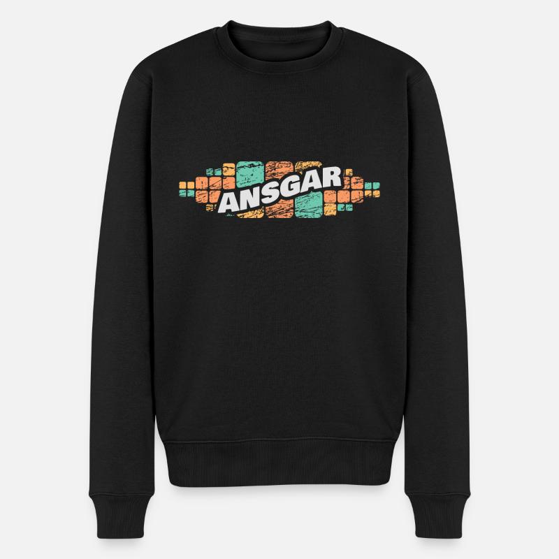 Ansgar dans le rôle d’Ansgar - Pull Premium bio Homme - noir