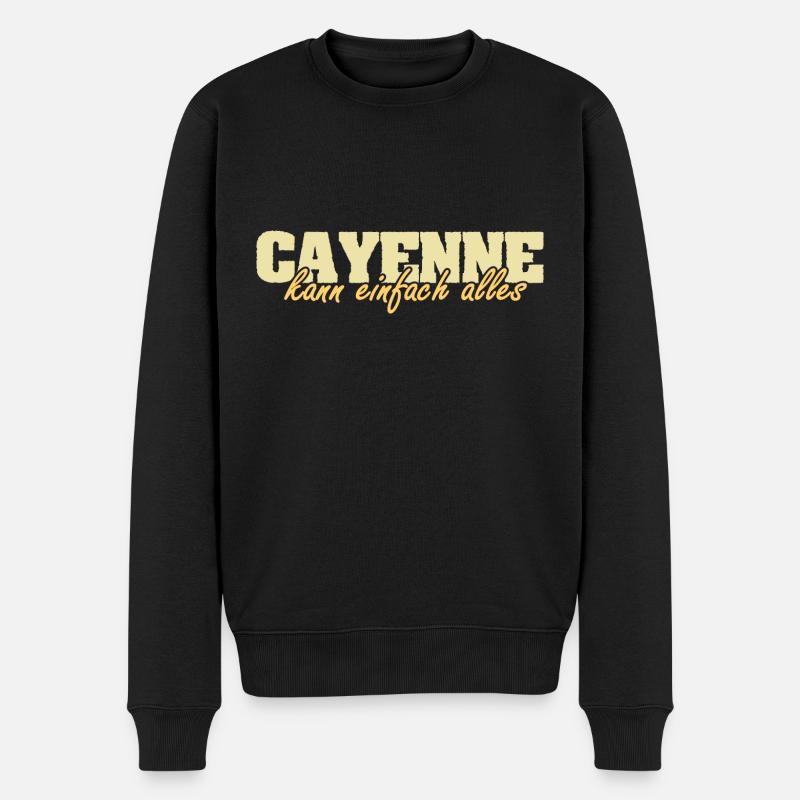 Cadeau pour Cayenne - Pull Premium bio Homme - noir