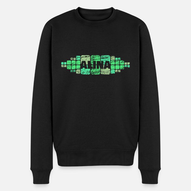 Mutti Alina - Männer Premium Bio Pullover - Schwarz