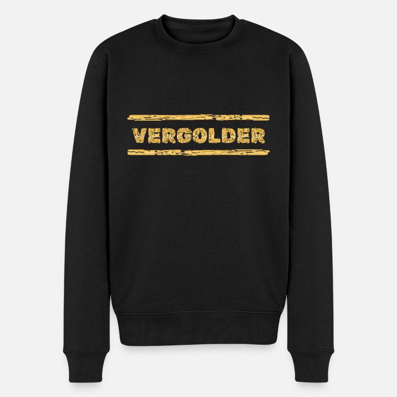 Beruf Vergolder - Männer Premium Bio Pullover - Schwarz