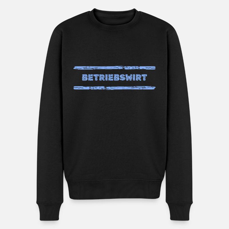 Beruf Betriebswirt - Männer Premium Bio Pullover - Schwarz
