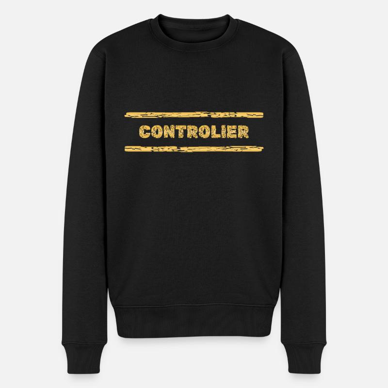 Beruf Controller - Männer Premium Bio Pullover - Schwarz