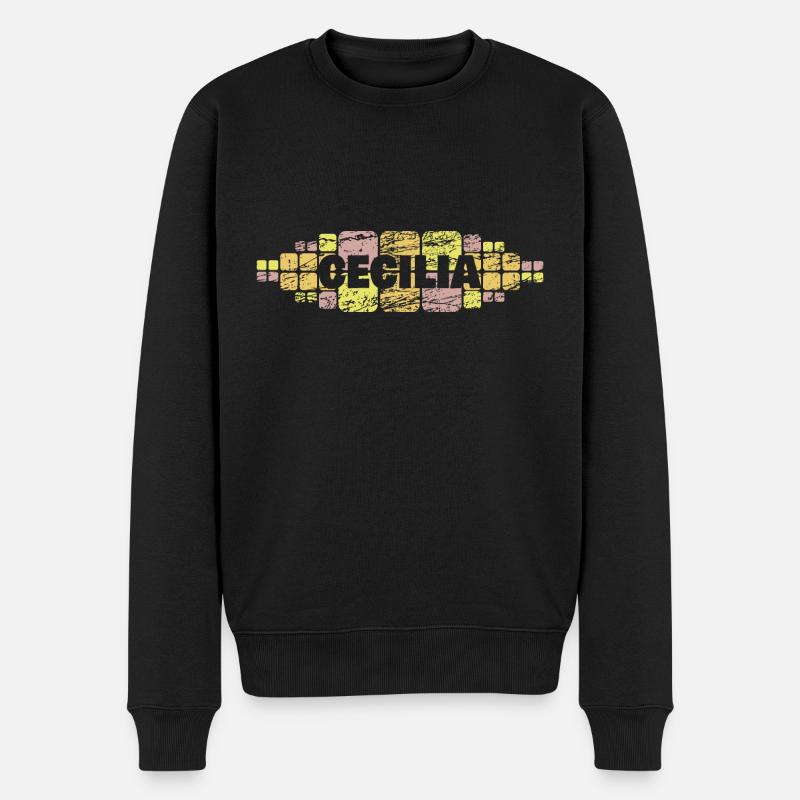 Mutti Cecilia - Männer Premium Bio Pullover - Schwarz