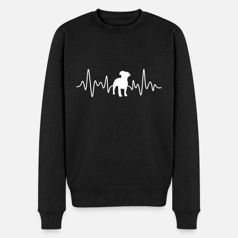 Jack Russell Terrier - Pull Premium bio Homme - noir