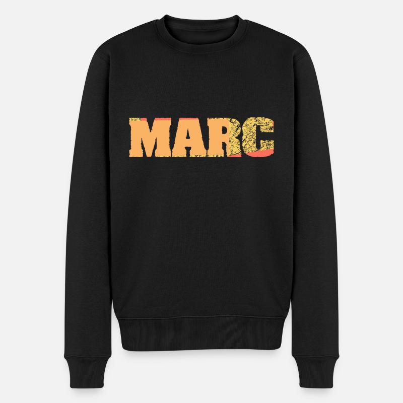 Marc - Männer Premium Bio Pullover - Schwarz