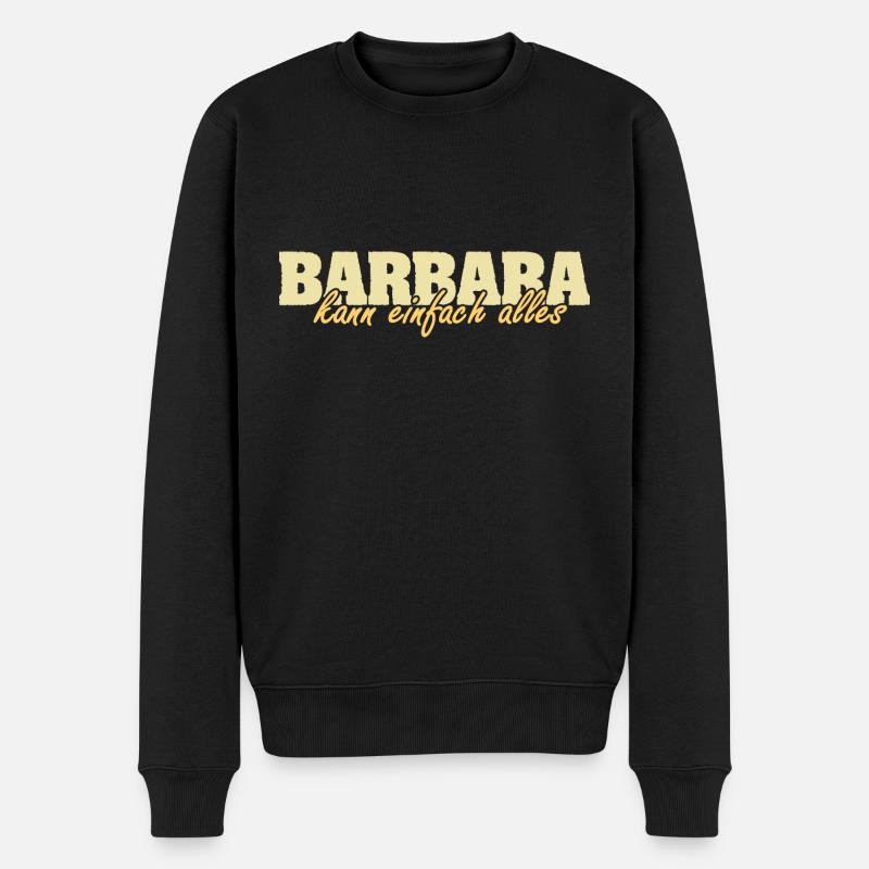 Barbara en tant que femme - Pull Premium bio Homme - noir