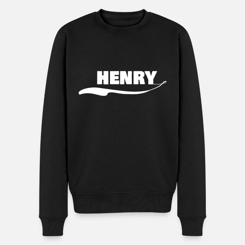 Henry - Pull Premium bio Homme - noir