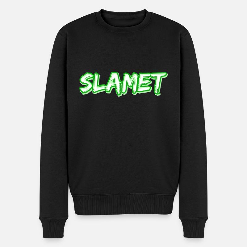 Slamet - Pull Premium bio Homme - noir
