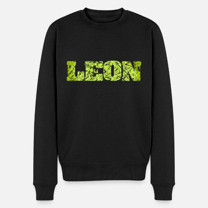 Idée cadeau Leon - Pull Premium bio Homme - noir
