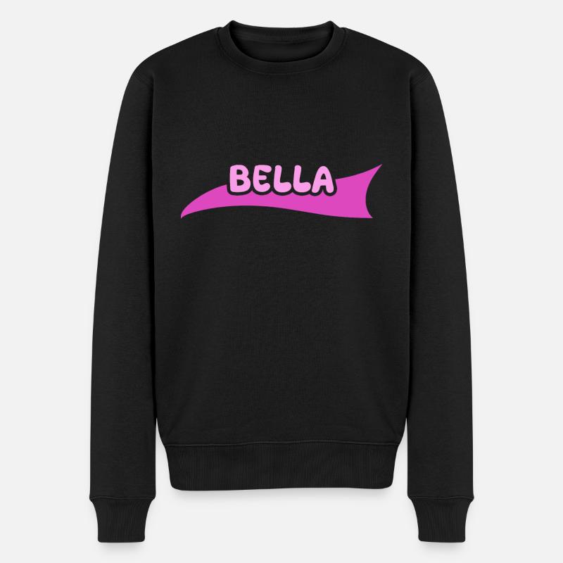 Bella as a given name - Men's Premium Organic Jumper - black