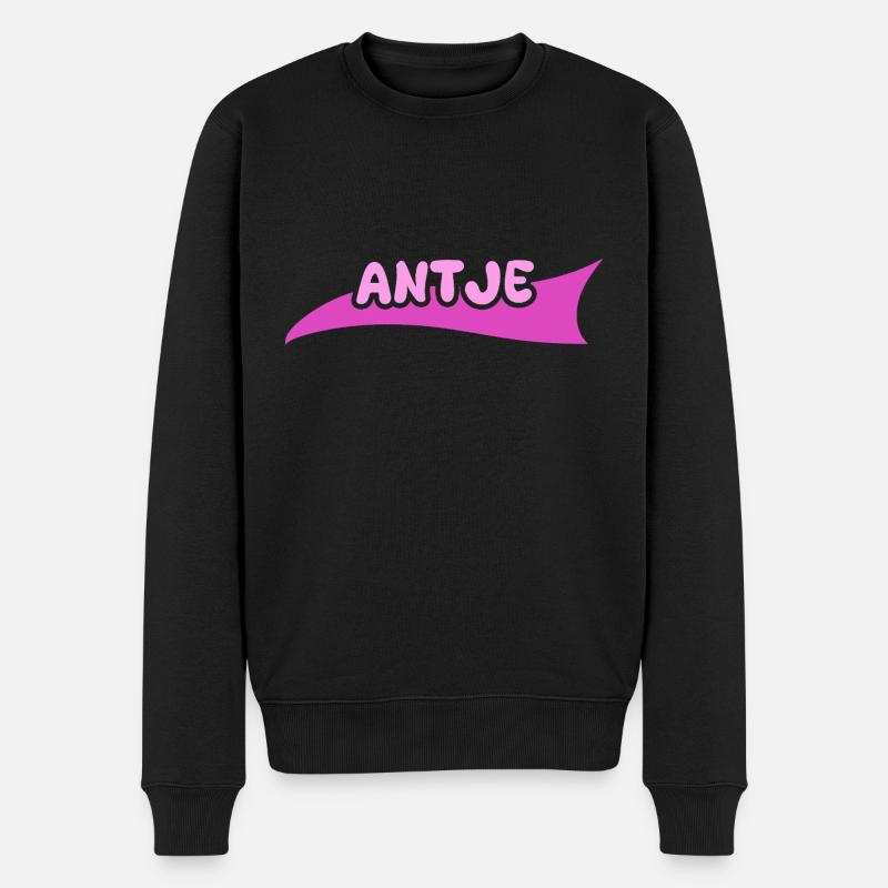 Prénom Antje - Pull Premium bio Homme - noir