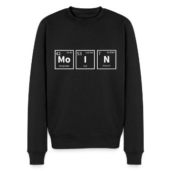 Moin Chemiker Geschenk Chemie Wissenschaft - Männer Premium Bio Pullover - Schwarz - Vorne - Nico (187cm)