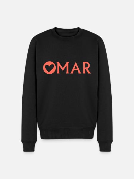 Omar - Men's Premium Organic Jumper - black