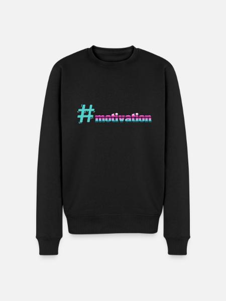 motivation - Men's Premium Organic Jumper - black