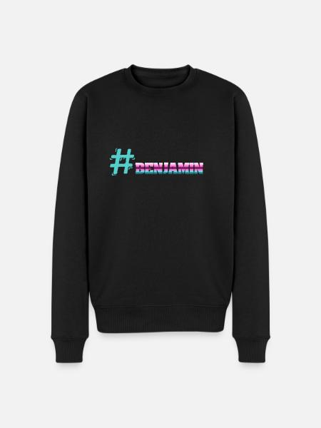Gift for Benjamin - Men's Premium Organic Jumper - black