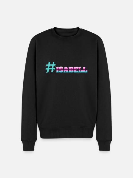 Gift for Isabell - Men's Premium Organic Jumper - black