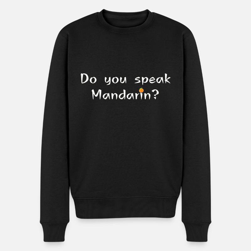 Parlez-vous le mandarin ? - Pull Premium bio Homme - noir