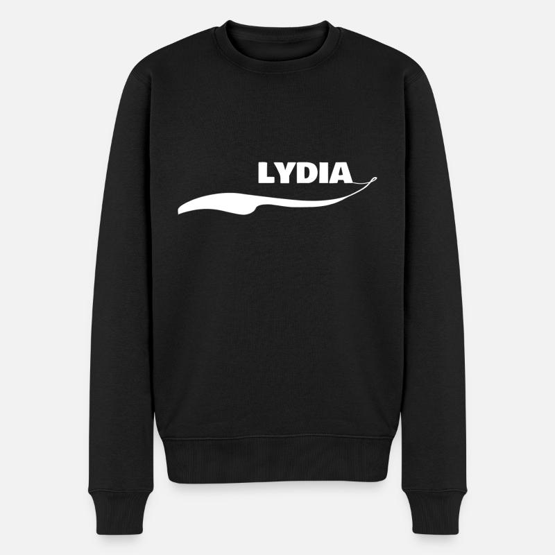 Prénom Lydia - Pull Premium bio Homme - noir