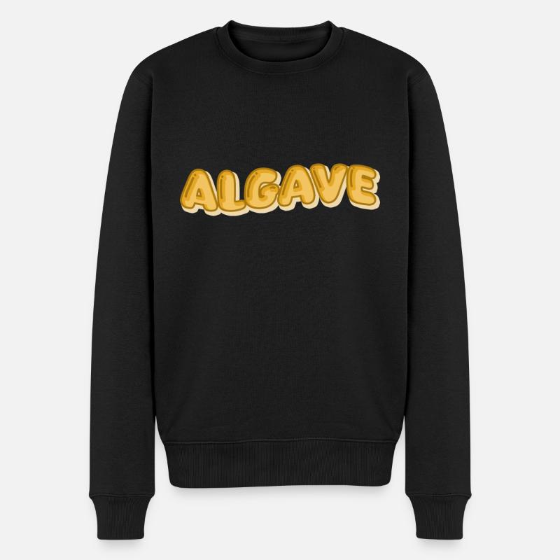 Algave - Men's Premium Organic Jumper - black