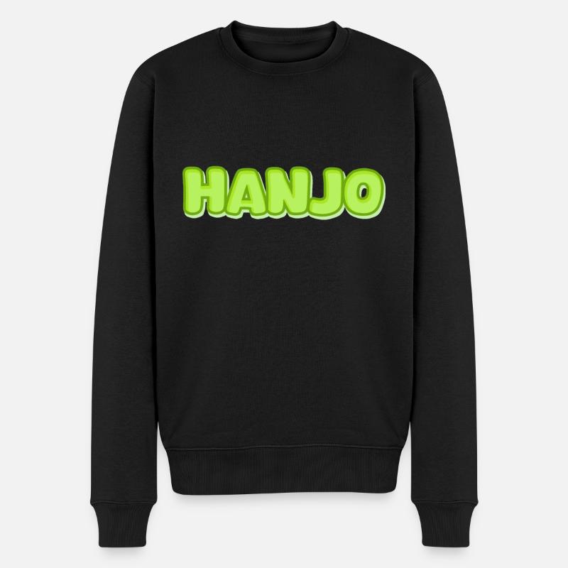 Hanjo Hanjo - Men's Premium Organic Jumper - black