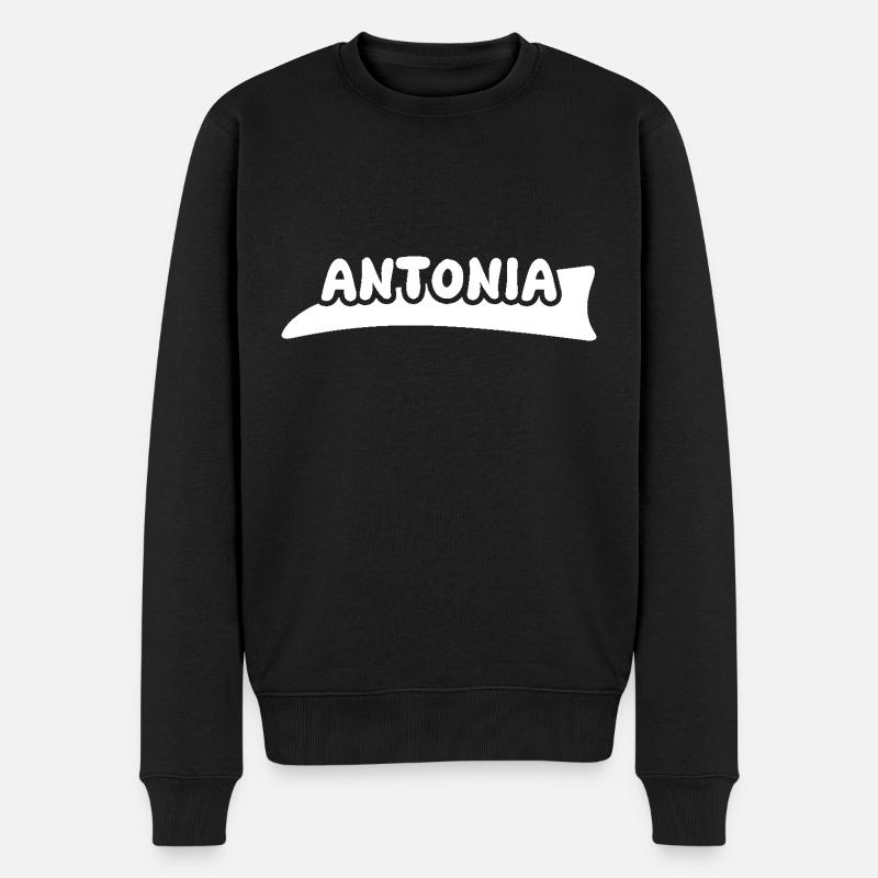 Antonia - Pull Premium bio Homme - noir