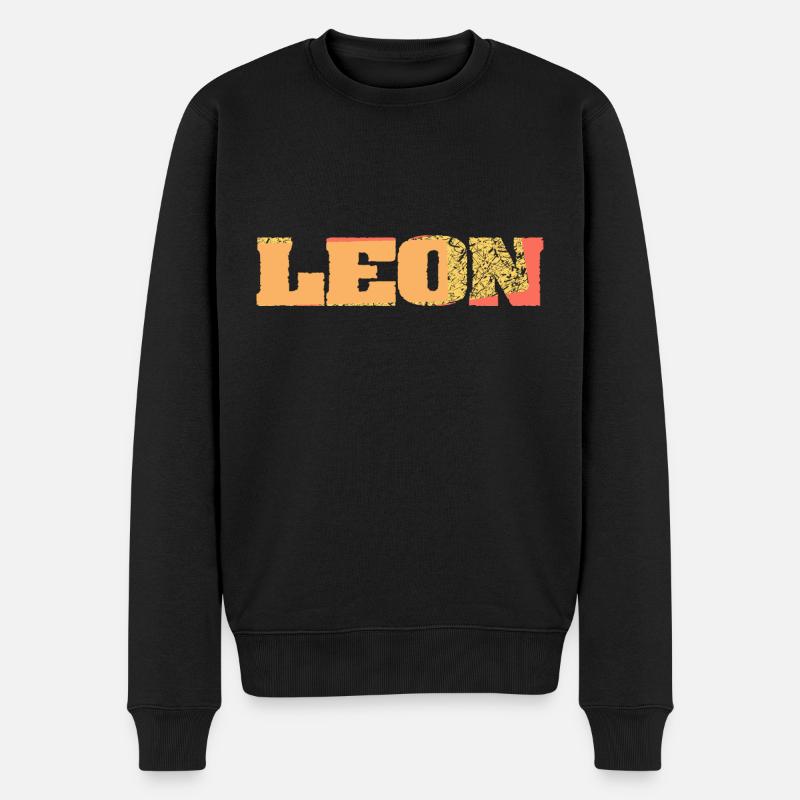 Léon - Pull Premium bio Homme - noir