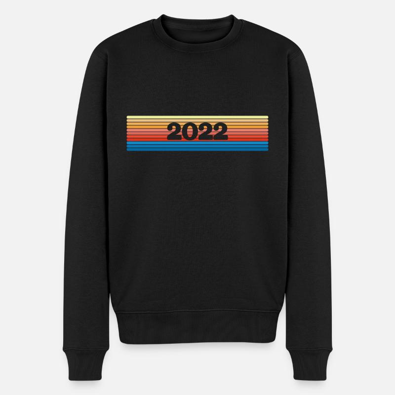 Année 2022 - Pull Premium bio Homme - noir