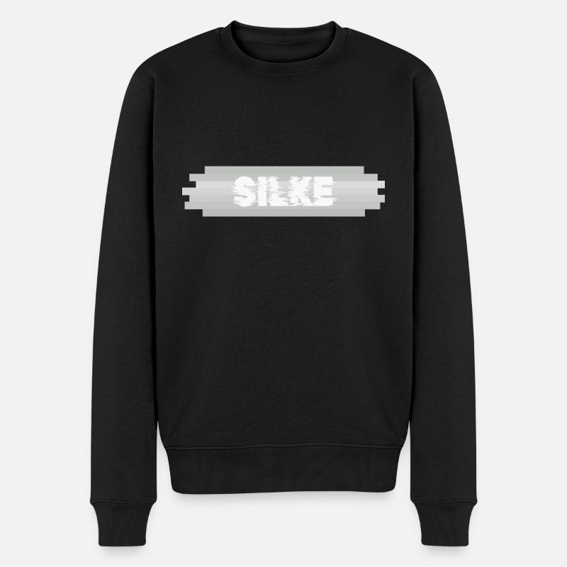 Silke comme nom - Pull Premium bio Homme - noir