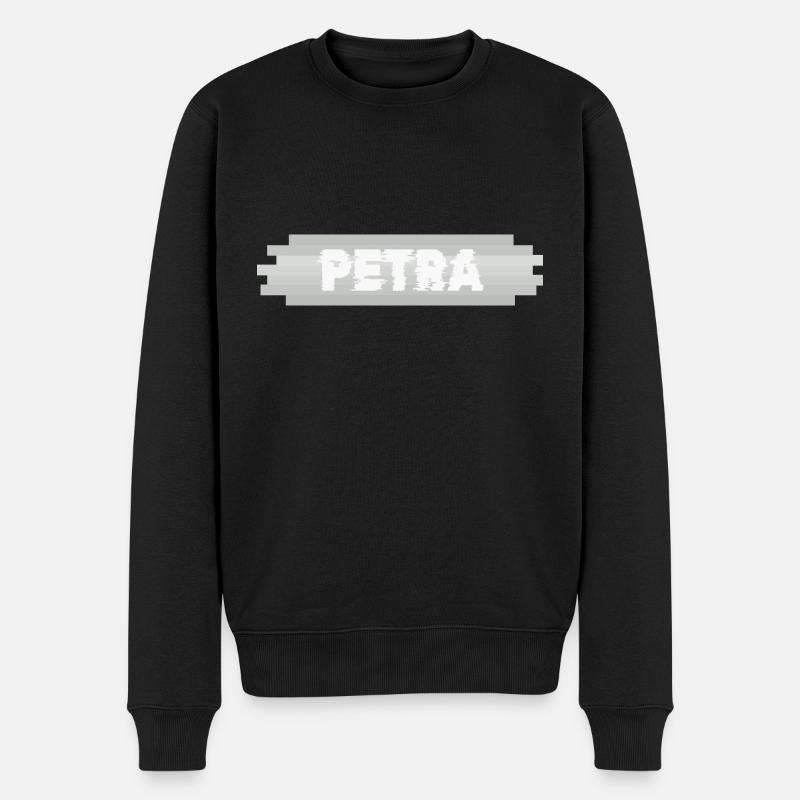 Le nom de Petra - Pull Premium bio Homme - noir