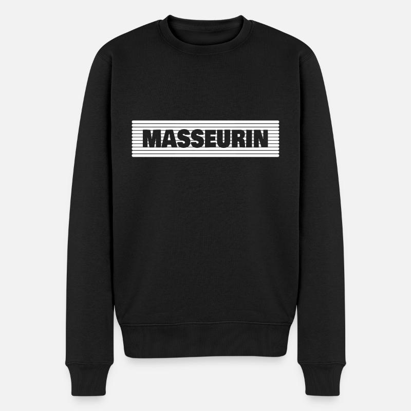 Profession Masseuse - Pull Premium bio Homme - noir