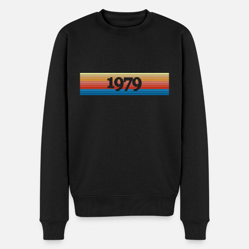 1979 1979 - Männer Premium Bio Pullover - Schwarz