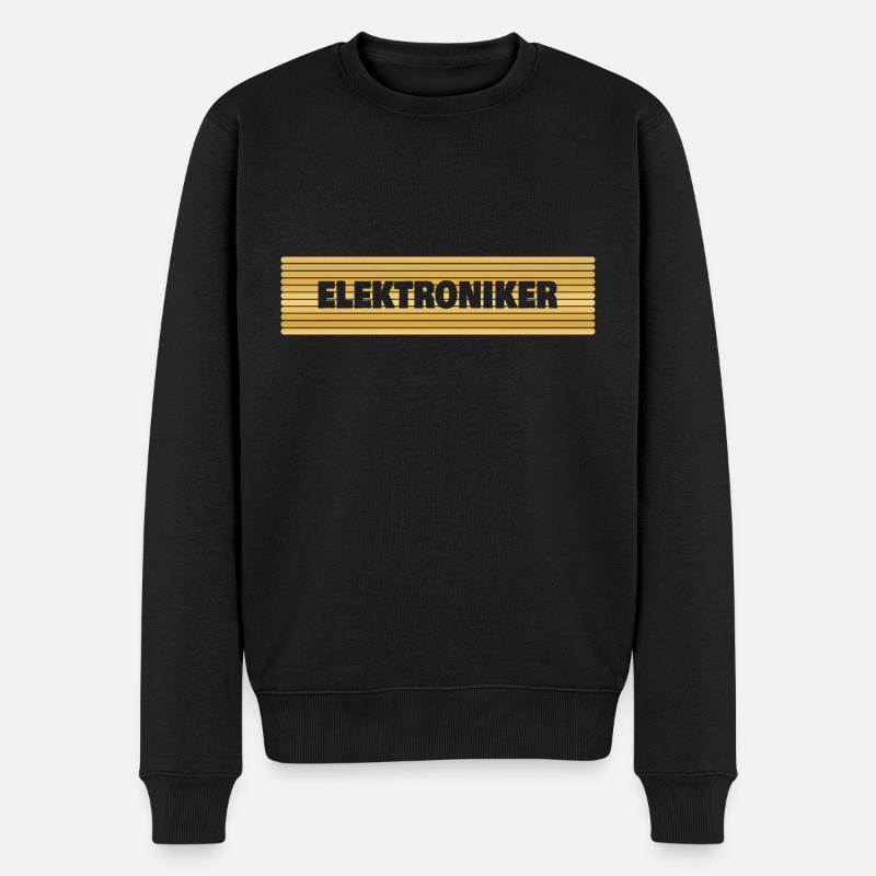 Profession : Technicien en électronique - Pull Premium bio Homme - noir