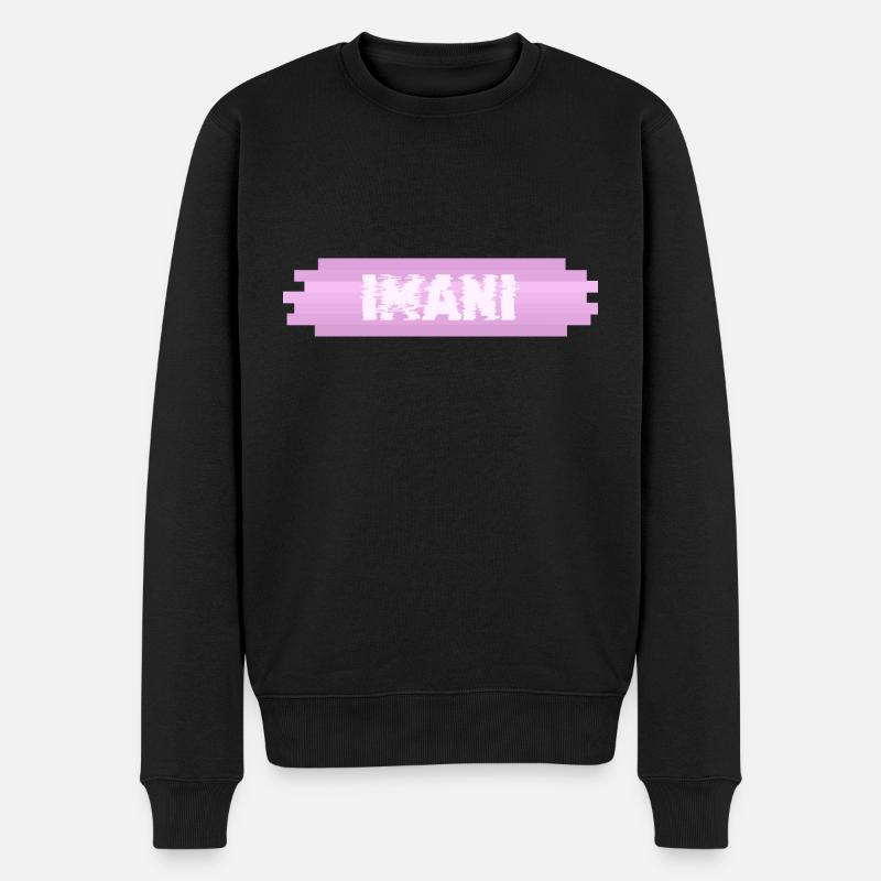 Nom de femme Imani - Pull Premium bio Homme - noir