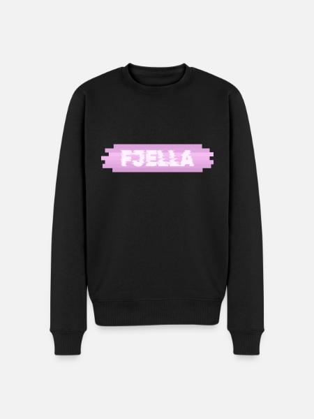 Women's name Fjella - Men's Premium Organic Jumper - black