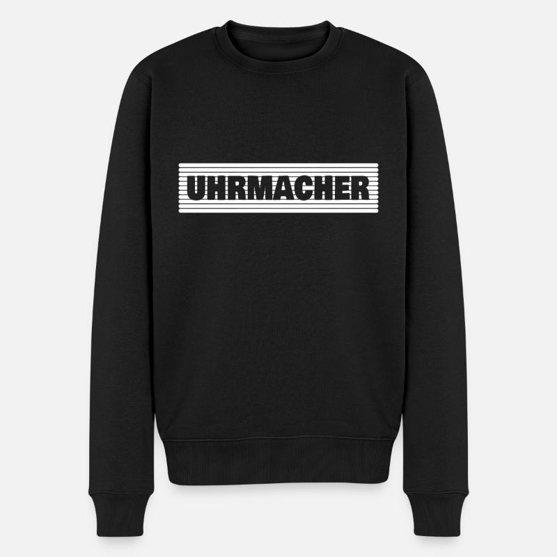 Horloger - Pull Premium bio Homme - noir