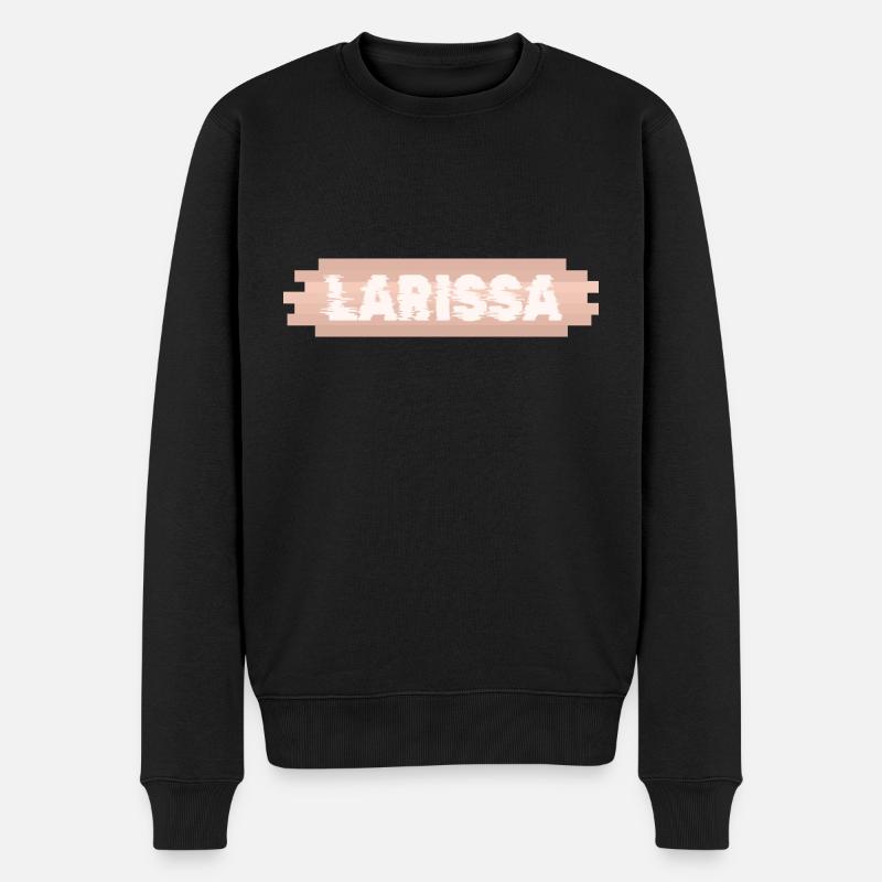 Prénom Larissa - Pull Premium bio Homme - noir
