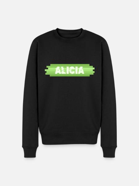 Alicia - Men's Premium Organic Jumper - black