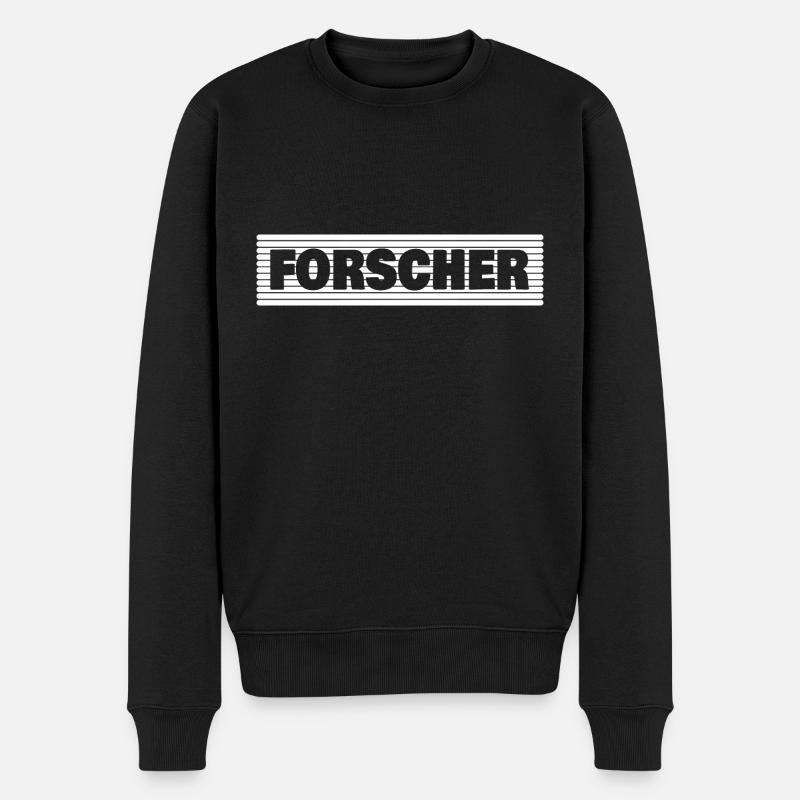 Profession : Chercheur - Pull Premium bio Homme - noir