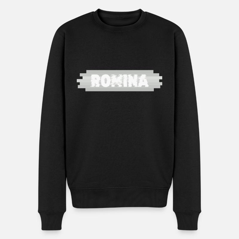 Nom Romina - Pull Premium bio Homme - noir