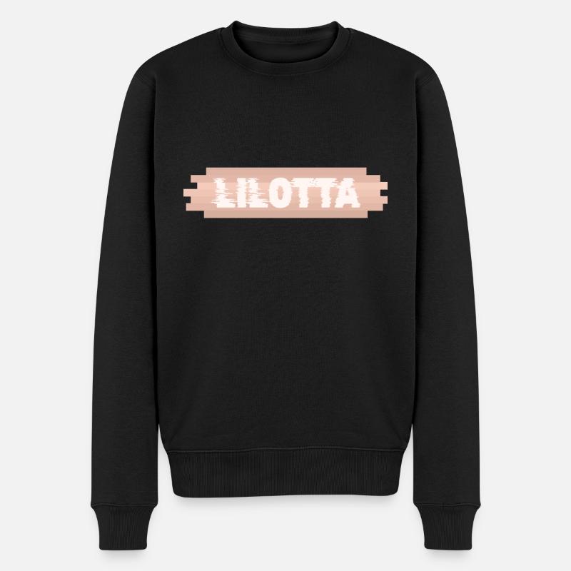 Prénom Lilotta - Pull Premium bio Homme - noir