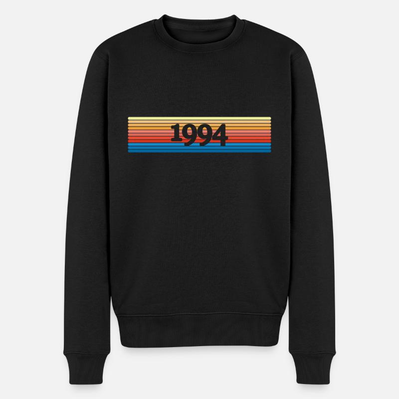 Jahr 1994 - Männer Premium Bio Pullover - Schwarz