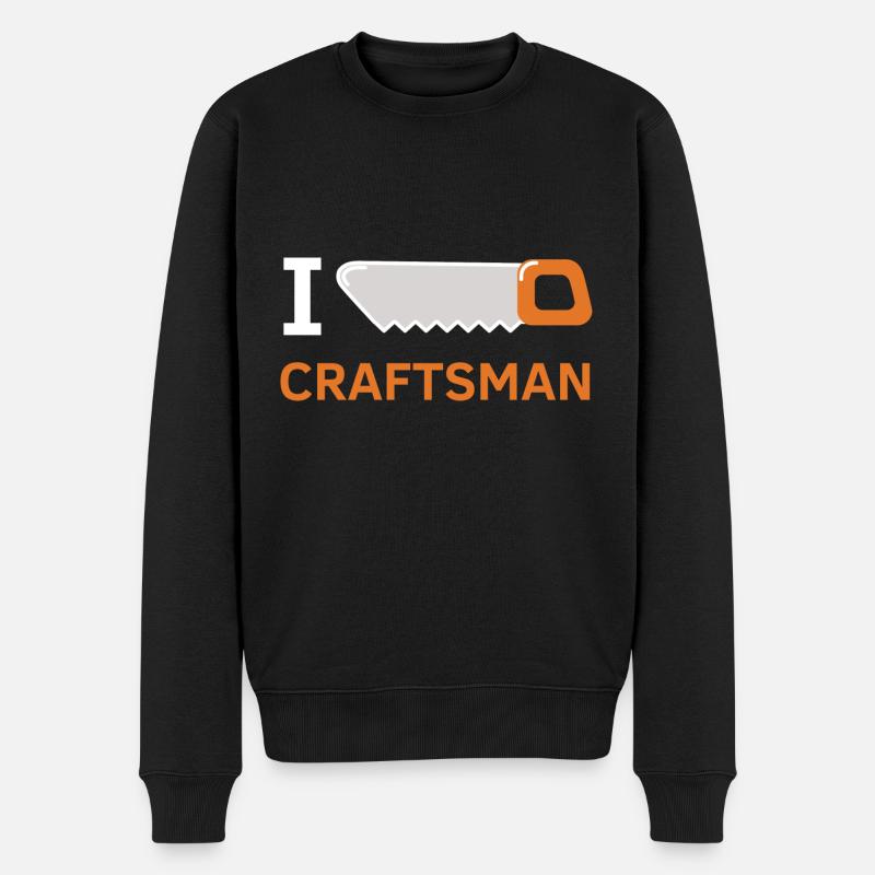 J’adore les artisans - Pull Premium bio Homme - noir