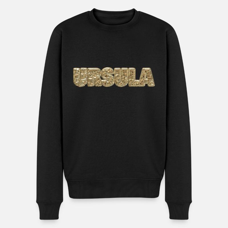 Ursula - Männer Premium Bio Pullover - Schwarz