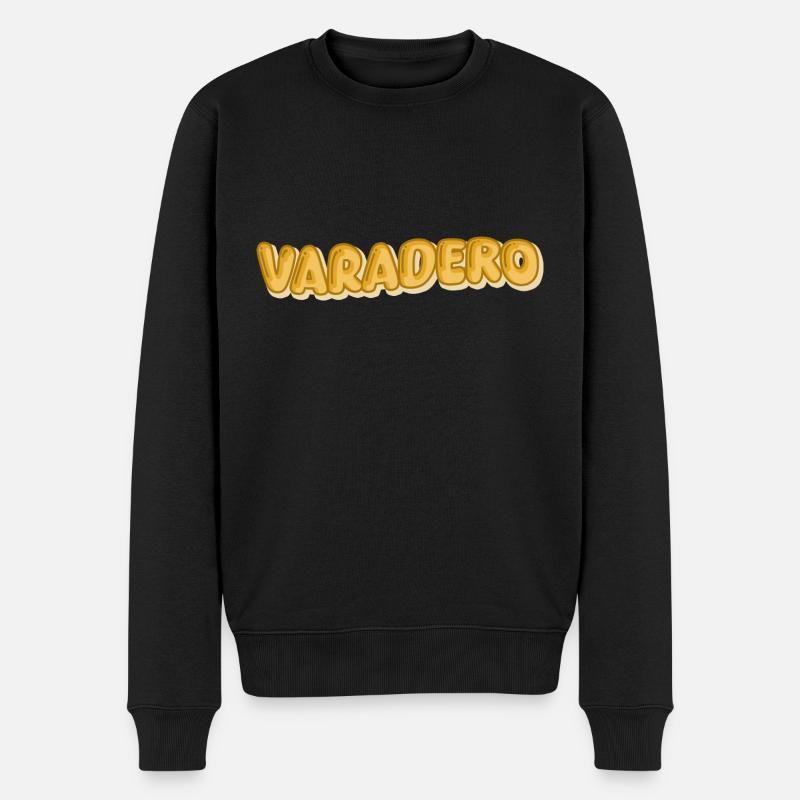 Urlaub Varadero - Männer Premium Bio Pullover - Schwarz