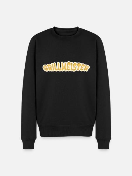 Grill master as a job - Men's Premium Organic Jumper - black