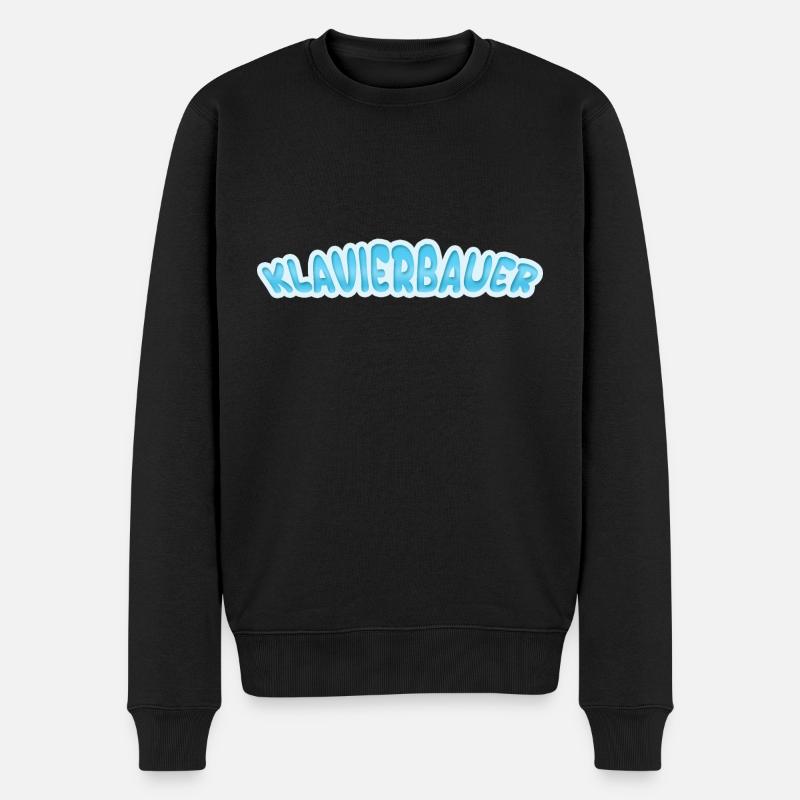 Piano Maker Piano Maker - Pull Premium bio Homme - noir
