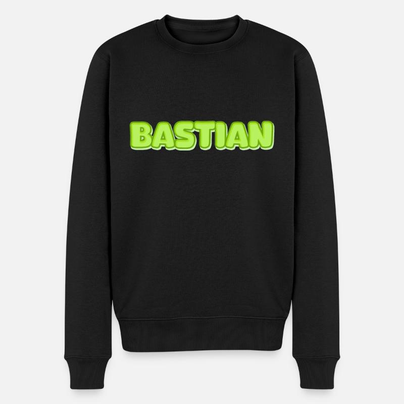 Bastian Bastian - Pull Premium bio Homme - noir