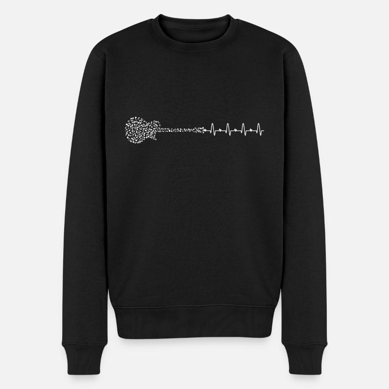 Guitare guitariste - Pull Premium bio Homme - noir